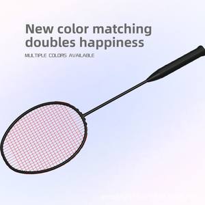 <span class=keywords><strong>Raquette</strong></span> de <span class=keywords><strong>badminton</strong></span> WAVAW authentique 4U en fibre de carbone intégrale, type défensif, pour amateur junior, <span class=keywords><strong>petite</strong></span> taille, noire, avec grip en PU durable - Product Image 4