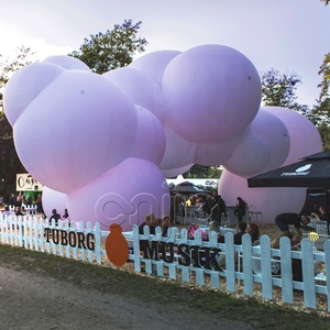 Led chiếu sáng lên <span class=keywords><strong>Inflatable</strong></span> nghệ thuật đám mây bóng lớn <span class=keywords><strong>Inflatable</strong></span> cấu trúc nghệ thuật cấu trúc cho các sự kiện ngoài trời trang trí sân khấu - Product Image 4