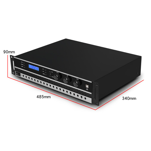 Home Karaoke Amplifier with DSP Digital Power Amplifier Simple 3-in-1 4 Channel Power Amplifier Blueteeth Power Amplifier