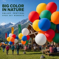 10 ballons géants en latex de 36 pouces, gros ballons ronds jumbo de 90 cm, épais, pour la décoration de mariage, d'anniversaire, de fête, fournitures pour événements, ballons en latex