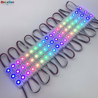 Module LED intelligent RVB couleur pleine DC12V WS2811 19703 IC SPI adressable Dream Color 5050 SMD 3 LED pour lettres 3D