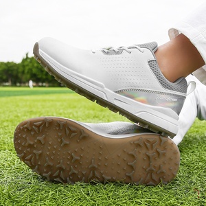 <span class=keywords><strong>Scarpe</strong></span> da Golf Professionali Estive da Uomo Taglia Grande Antiscivolo in Microfibra e Rete - Product Image 4