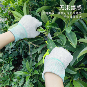 Gants de travail antistatiques en nylon et fibre de carbone avec bouts des doigts texturés pour la réparation automobile et l'usinage - Product Image 4