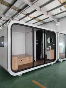 <span class=keywords><strong>Maison</strong></span> mobile <span class=keywords><strong>de</strong></span> luxe <span class=keywords><strong>de</strong></span> type Apple Cabin, <span class=keywords><strong>de</strong></span> haute qualité, avec structure en acier et <span class=keywords><strong>construction</strong></span> étanche, fournie directement par l'usine - Product Image 1