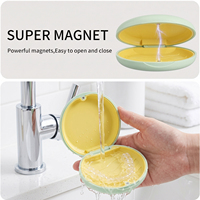 Boîte de rangement ronde personnalisée en silicone de qualité alimentaire pour appareils dentaires et gouttières orthodontiques – Vente en gros