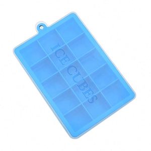 Household Items Top Sellers Bar Tools Diy Ice <b>Cube</b> Maker Mold Silicone Square 15 Holes Ice <b>Cube</b> Tray With Lids - Product Image 6