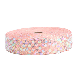 رقائق معدنية مطبوعة على شريط Grosgrain 50 ياردة/لفة - Product Image 5