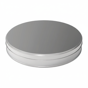Kontensan Round <b>Tin</b> Box 1.5 Lt Turkish Delight <b>Chocolate</b> Dragee Metal Container 215 X H36 mm Slip Lid Model L194 Turkey - Product Image 2