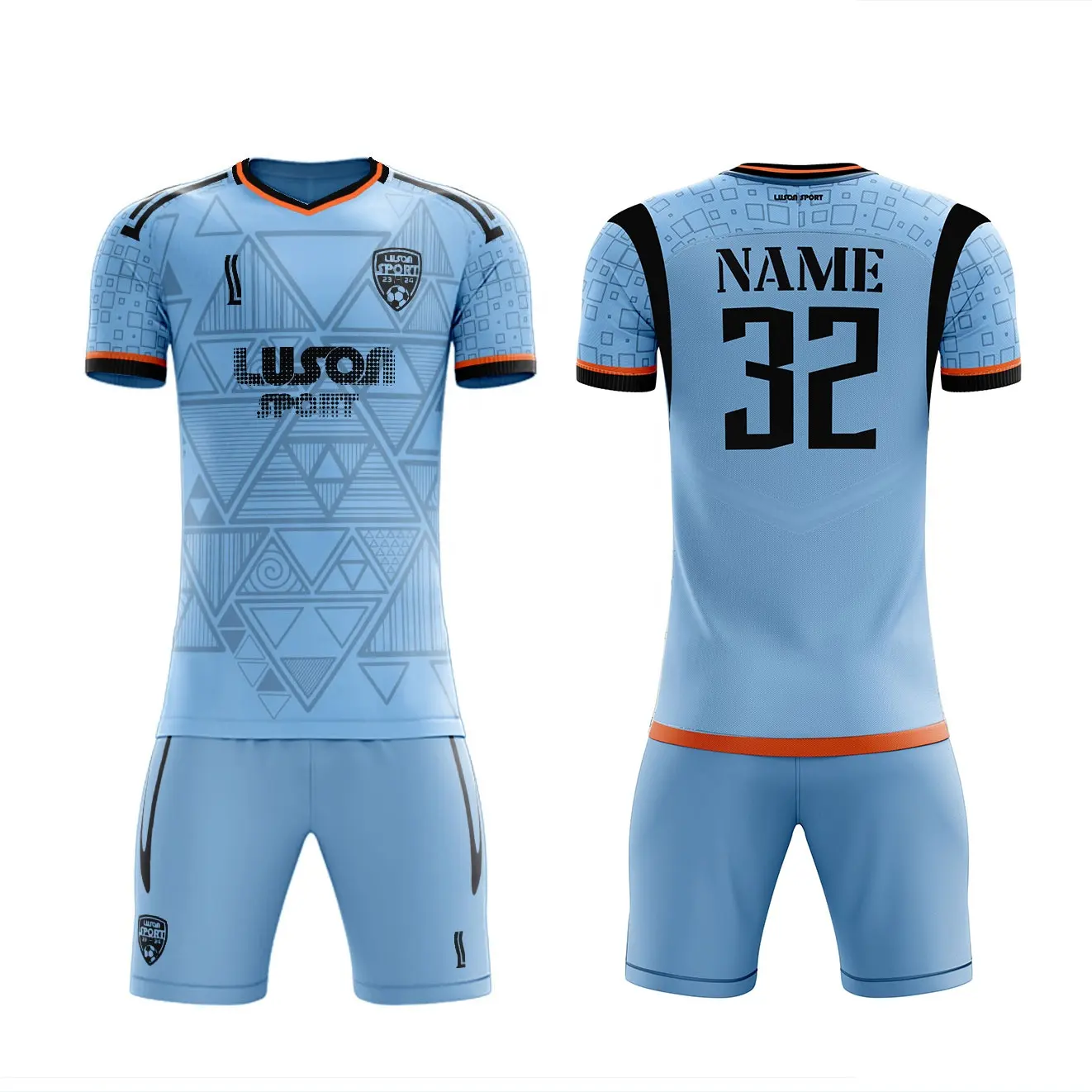 Luson Premium Quick Dry Soccer Wear Tailândia Camisetas Uniforme Equipe de Futebol Sublimação Futebol Jersey Soccer Jersey