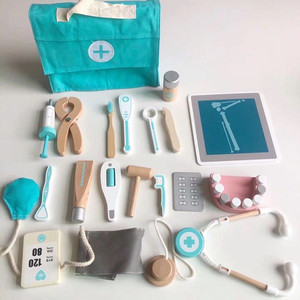 Simulation <span class=keywords><strong>valise</strong></span> de <span class=keywords><strong>docteur</strong></span> garçons et filles jouer maison jouets aller chez le dentiste enfants dispositif d'apprentissage éducatif - Product Image 5
