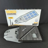 Vente en gros usine : Lampadaire solaire monocristallin 500W à double charge, IP65 IK08, pour extérieur, route et jardin