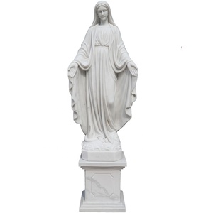 Sagrado Corazón de Jesús y María de Mármol a Tamaño Real para Exteriores en Venta SH-R030 Sagrado Corazón de Jesús a Tamaño Real SH-R030 - Product Image 6