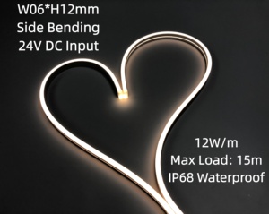 Tira de LED de Neón para Exteriores, Anti-UV, Impermeable IP68, 24V, Flexible Lateralmente, para Edificios, Interiores, Vestíbulos de Hoteles, Villas - Product Image 4