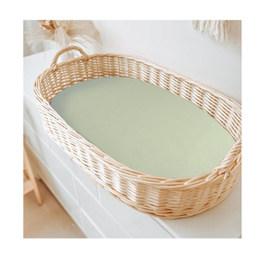 कपास बासीनेट फिट सेट क्रडल बेसिनेट गद्दे के लिए बेसिनेट शीट - Product Image 1