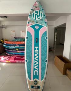 Envío Rápido Nuevo Producto Tabla de Paddle Surf Inflable con Costuras Termoselladas para Todos los Niveles de Habilidad HW08 Inflable Des - Product Image 3