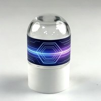 Bouteille en verre à couvercle à vis rond avec insert, étiquette personnalisée, emballage pour fleurs séchées, bocaux en verre transparent avec couvercles CR