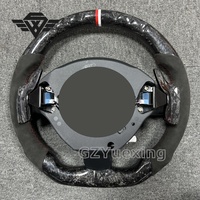 Volante Deportivo Personalizado de Fibra de Carbono Forjado con Palancas de Cambio para Toyota GR86 LC200 Highlander RAV4 LC300 Camry