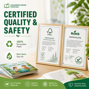 Servicios OEM <span class=keywords><strong>de</strong></span> Fábrica <span class=keywords><strong>de</strong></span> Impresión <span class=keywords><strong>de</strong></span> Libros Infantiles con Papel Certificado FSC, Personalizados y con Certificación RoHS - Product Image 3