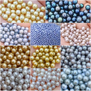 Perlas Naturales <span class=keywords><strong>de</strong></span> Agua Dulce Teñidas <span class=keywords><strong>de</strong></span> Alta Calidad, 6-7mm, Redondas, Multicolores, Sueltas, para <span class=keywords><strong>la</strong></span> Elaboración <span class=keywords><strong>de</strong></span> Joyería, las Más Vendidas <span class=keywords><strong>de</strong></span> Muses Jewels - Product Image 1