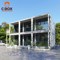 Centre de réception de bureau à 2 étages Cbox, maison modulaire démontable en kit, bâtiment conteneur modulaire