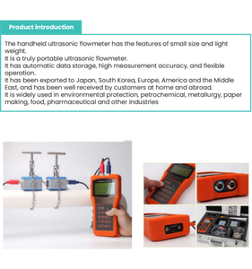 ポータブル超音波流量計20時間長バッテリー寿命軽量設計OEMサプライヤー - Product Image 6