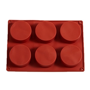 6-cavities,8-cavities,15-cavities Cylinder Cake <b>Silicone</b> Mold Oven Safe Wholesale <b>Baking</b> Geometric Dessert Chocolate Mold - Product Image 4
