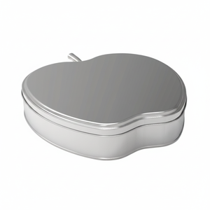 Boîte de conserve Apple 3 lt Boîte en métal en forme de pomme Delight Chocolate Box 260x248mm x H50 mm 3 lt Slip Lid - Product Image 2