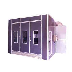 Cabine de peinture compacte à brûleur <span class=keywords><strong>diesel</strong></span> pour la peinture automobile, certifiée CE, marque OKEAH, pour petites ateliers de réparation - Product Image 3