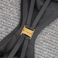 Traje de Baño Bikini TW 2026 de Nuevo Diseño, Sólido, con Cuello en U, Cintura Baja, para Bustos Pequeños, Sexy, de Dos Piezas, Conjunto de Bikini con Tanga para Mujer