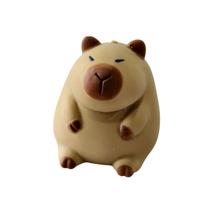 Vente en gros de balles anti-stress en plastique personnalisées avec logo, jouet à presser en forme de capybara - Unisexe, marque HONGMENG - Product Image 6