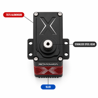 Servomoteur numérique sans balais 16,8 V 130 kg 180 kg S9130D S9150D XQ-POWER en aluminium 7075 CNC robuste pour bras robotisé, vente en gros OEM