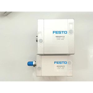 กระบอกลมนิวแมติก Festo รุ่น ADN 80 40 I P A ตัวเรือนอะลูมิเนียม แบบมาตรฐาน แรงดันสูงสุด 10 บาร์ - Product Image 1