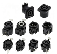 Connecteur XLR femelle 3 broches à monter sur panneau pour mixeur, microphone, haut-parleurs, adaptateur de prise audio