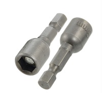 Set Soket Hex 65mm 1/4 Inch Baja Karbon Ken Tool, Dioperasikan Manual, OEM, Magnetik, 6mm-19mm, Adaptor Mata Bor, Perbaikan Mobil