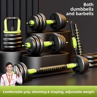 Ensemble d'haltères, de barres et de kettlebells réglables en fonte pour hommes, pour la remise en forme à domicile, les exercices et l'utilisation en dortoir