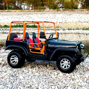 Véhicule tout-terrain classique de chasse en promotion avec housses de siège, homologué pour la route, jeep électrique tout-terrain, voiture électrique - Product Image 1