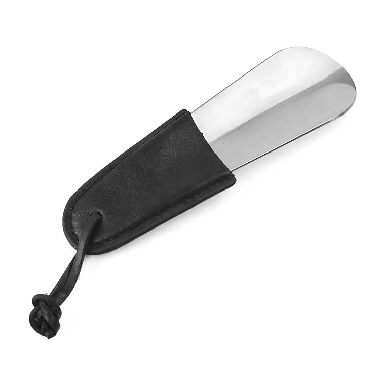 12 см нержавеющая сталь PU кожа короткие рога обуви с веревкой