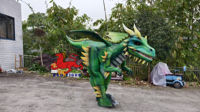 Costume interactif de dragon de mouche animatronique réaliste de haute qualité