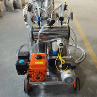 Nouvelle arrivée Machine à traire à moteur haute performance Opération facile Machine à traire à poussée manuelle pour vache chèvre
