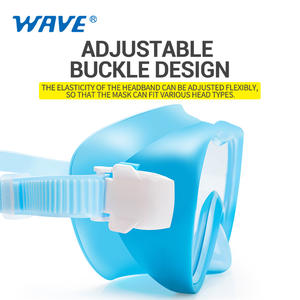 लहर स्नोर्कल मुखौटा सेट नई आगमन बेचने सिलिकॉन स्कूबा डाइविंग स्नॉर्कलिंग Freediving सूखी शीर्ष स्नोर्कल सेट - Product Image 4