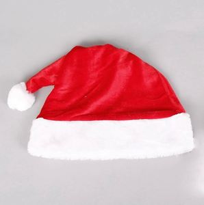 Gorros de Santa Claus Personalizados para Invierno en Negro, Azul, Rojo y Verde con Logotipo Bordado e Impreso, Gorro Navideño al por Mayor con Pompón de Peluche - Product Image 2