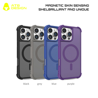 Étui de téléphone étanche magnétique ATB Fashion TPU+PC pour 17 Pro Max 15 Pro Max 14 13 12 11