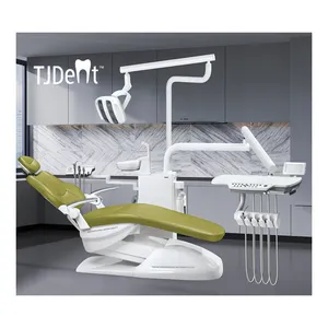 كرسي أسنان معتمد من الاتحاد الأوروبي للاستخدام مع العمليات الجراحية مزود بمصباح LED بدون ظلال