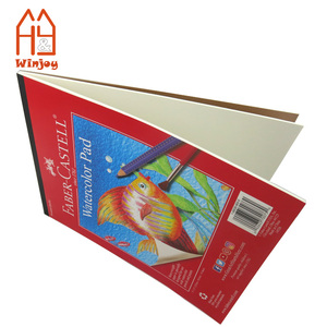 Tampon de papier <span class=keywords><strong>aquarelle</strong></span> peinture personnalisé de 7X9 pouces tampon de croquis de <span class=keywords><strong>dessin</strong></span> <span class=keywords><strong>aquarelle</strong></span> de qualité artiste 15 feuilles, papier sans acide 140lb/300gsm. - Product Image 5