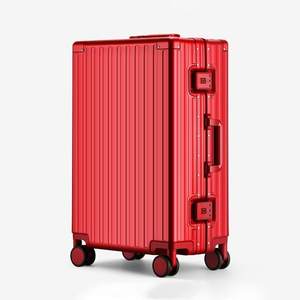 20 इंच के नए स्पिनर केबिन सूटकेस फुल एल्यूमीनियम मैग्नीशियम मिश्र धातु टेलीस्कोपिक हैंडल टसा पासवर्ड लॉक यूनिसेक्स - Product Image 4