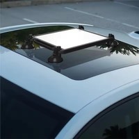 Kit de fixation Starlink Mini pour voiture avec ventouse puissante, étui de protection en silicone avec crochet pour vitres de voiture et toits solaires