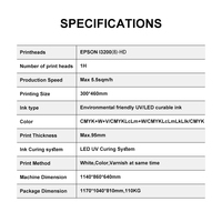 Imprimante à plat UV jet d'encre A3 tout-en-un avec laminateur, 8 cartouches, 5 m²/h pour étiquettes et autocollants