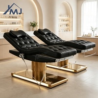 Mobilier de salon de beauté, table de massage électrique pour esthéticienne, lit pour extensions de cils