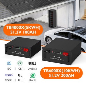 LITHTECH the Latest Solar Lithium Ion <strong>Battery</strong> <strong>48V</strong> 51.2V 5Kwh 10Kwh 15Kwh 200Ah <strong>Lifepo4</strong> <strong>Battery</strong> Support Parallel - Product Image 2
