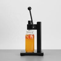 Machine de scellage manuelle pour canettes PET, scelleuse de canettes pour jus, thé, boissons, bouteilles et gobelets, pour utilisation en magasin de boissons, facile à utiliser